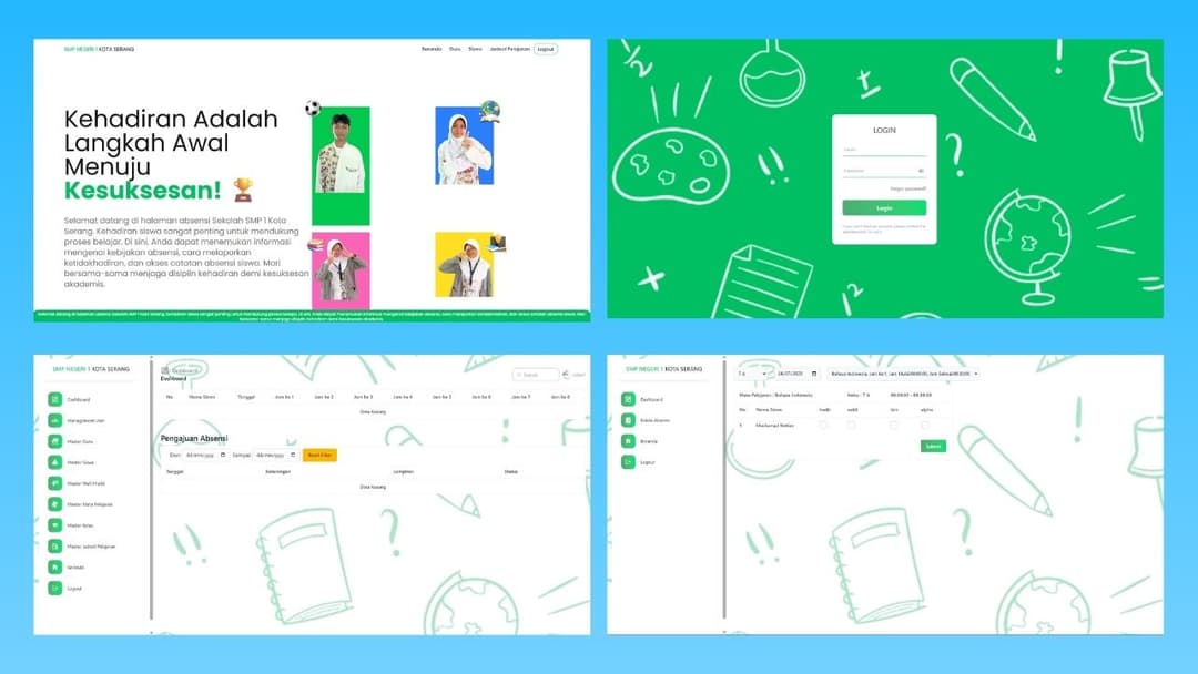 Web Absensi SMPN 1 Kota Serang