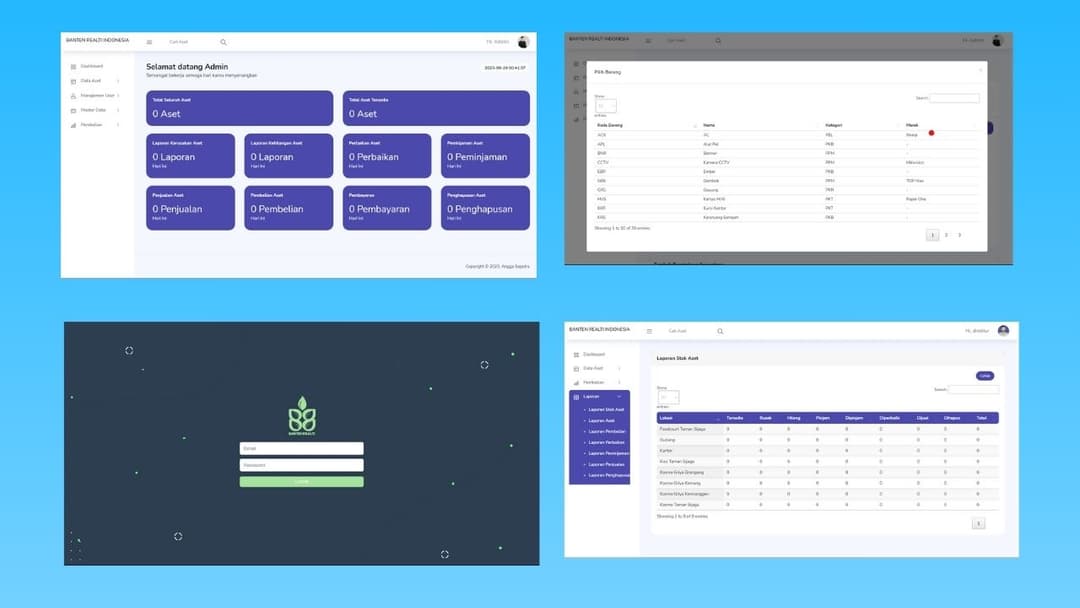 Web Asset Management PT. Banten Realti Indonesia