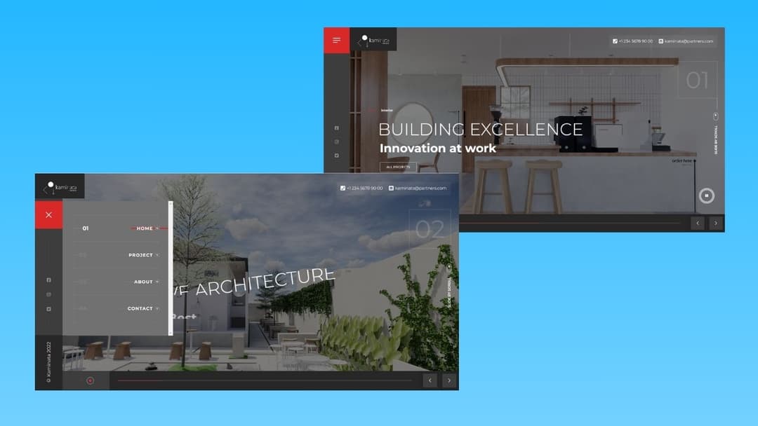 Web Company Profile Architecture Kaminata