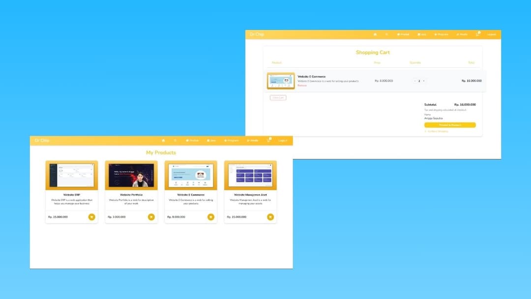 Web E-Commerce Store